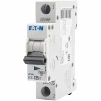 کلید مینیاتوری تک پل 25 آمپر تیپ C ایتون کد PL6-C25.1