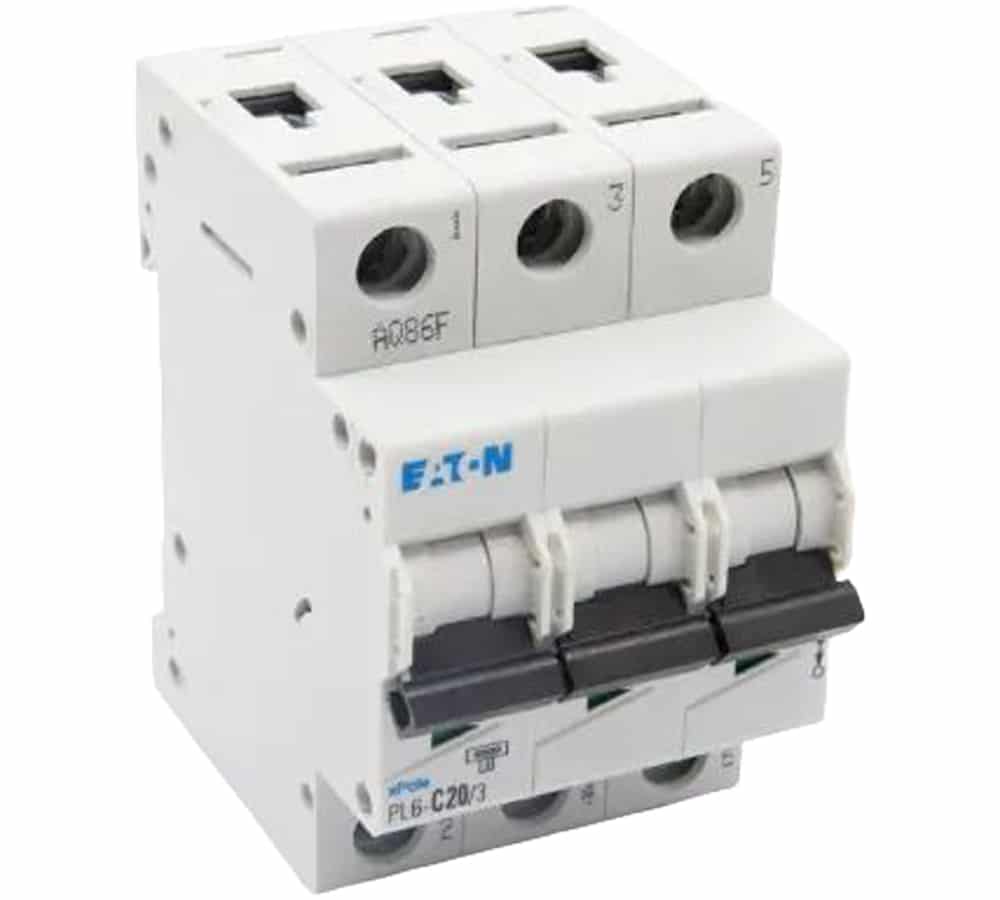 کلید مینیاتوری تک پل 20 آمپر تیپ C ایتون کد PL6-C20.3 کلید مینیاتوری تک پل 20 آمپر تیپ C ایتون کد PL6-C20.3